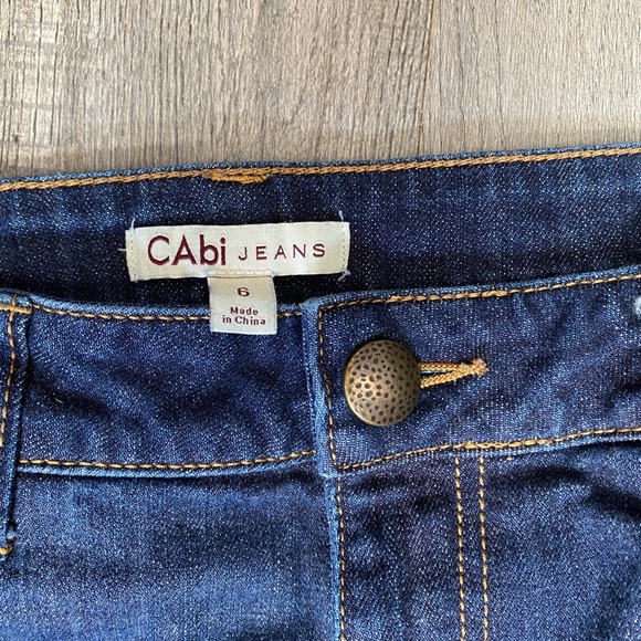 Women’s CAbi Dark Wash Boot Cut Denim Jeans - Picture 4 of 8